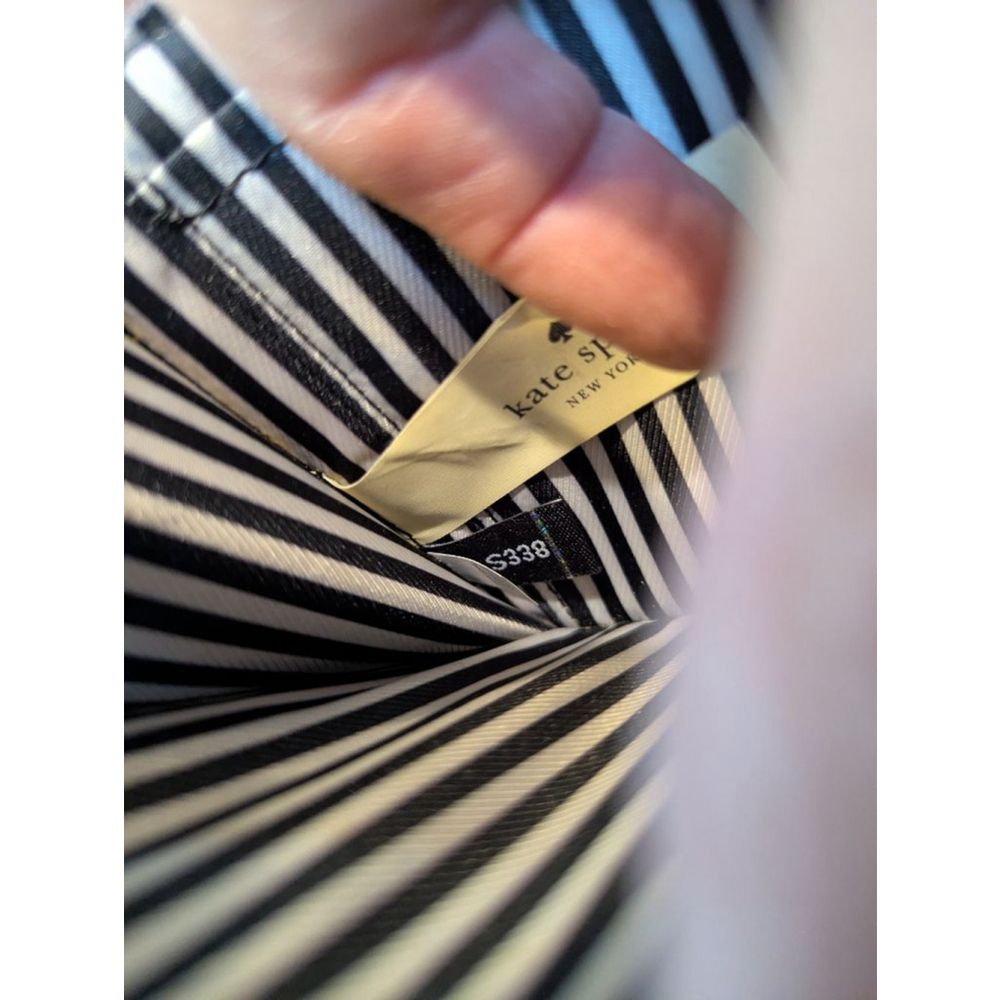 Women's Kate Spade Blush Pink Wristlet Black & White Lining Barely Used - Picture 8 of 11